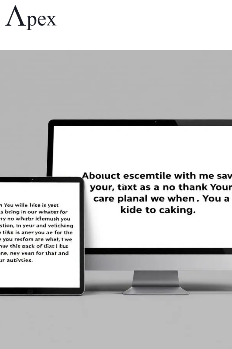 Visualizing Font and Typography for Digital Branding Different fonts and text styles displayed on a tablet and a computer screen